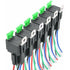 6 pcs 12V 30A Fuse Relay Switch Harness Ato/Atc Blade Fuse, 5 Pin Spst Automotive Electrical Relays With Heavy Duty 14