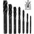 7 pcs Nitride Spiral Point Thread Taps, Hss 6542 Metric Machine Taper Shank Thread Tapping Tool M3 M4 M5 M6 M8 M10 M12