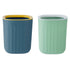 2 pcs 15X12.5Cm Small Desktop Trash Can Mini Trash Can Office Mini Trash Can Kitchen Small Trash Can For Home Living