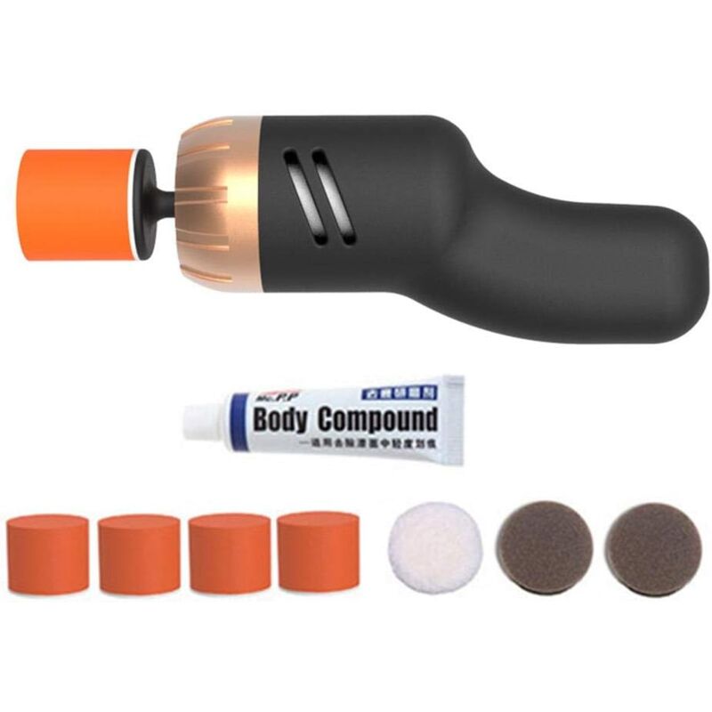 Car Polishing Machine 60W Mini Electric Car Scratch Removal Machine Car Polisher Sander Buffer Variable Speed Car Boat