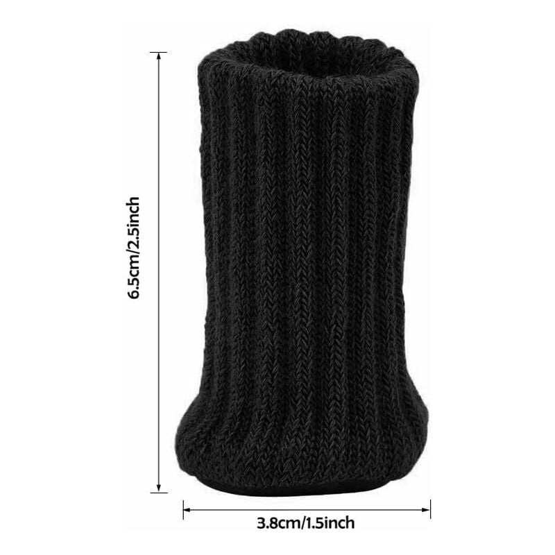 24 pcs Felt Furniture Chair Socks, Table Covers Furniture Caps Feet Pads Floor Protectors - Prevent Scratches And Noise