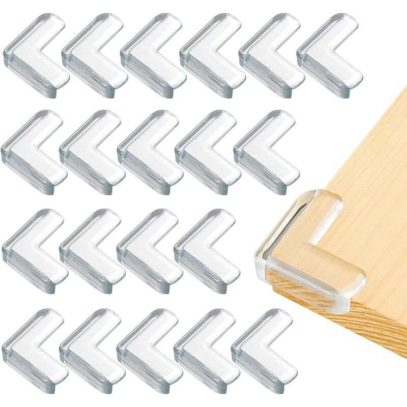 20 pcs Table Corner Protector, Table And Furniture Corner Protection, Transparent Corner Protector For Baby Safety Home