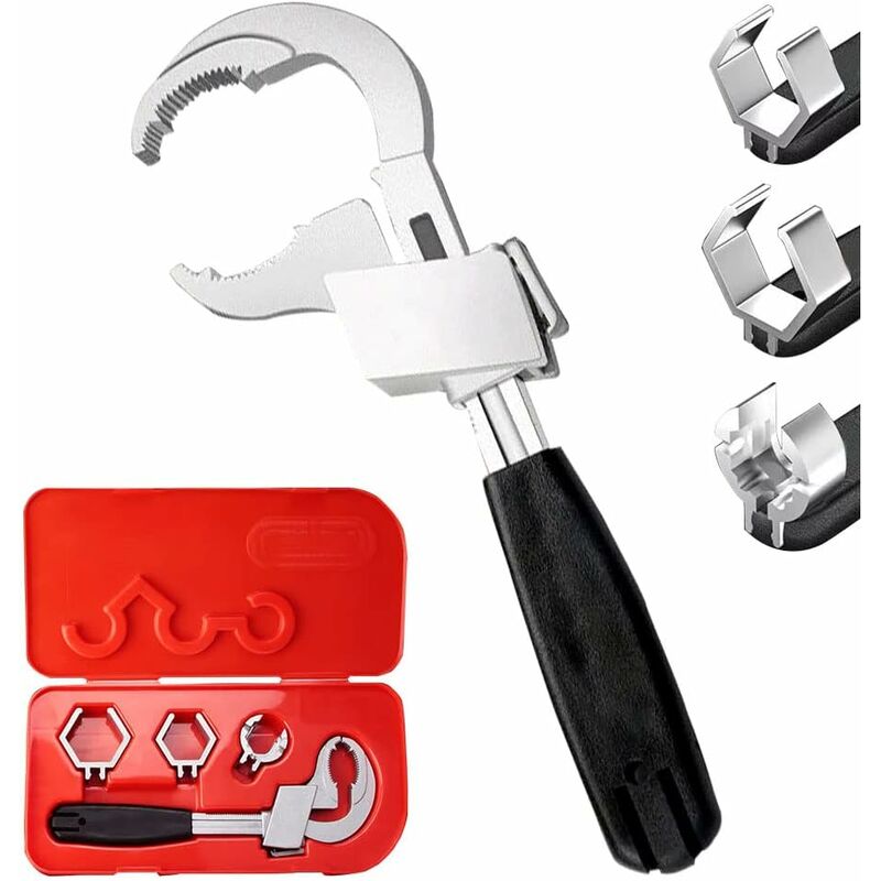 Adjustable Double End Universal Wrench - Multi-Function Crescent Wrench For Sanitary Water Pipe Repair