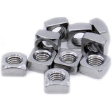 Square Nut M10 (10Mm) (Chamfered) – Stainless Steel (A2) (Pack Of 20)