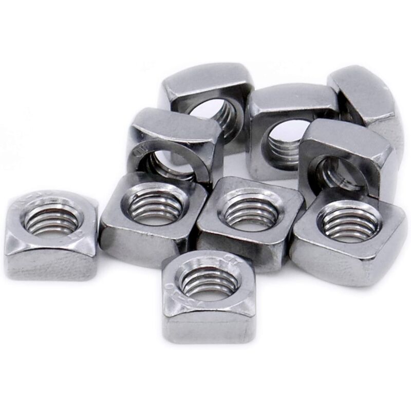 Square Nut M10 (10Mm) (Chamfered) – Stainless Steel (A2) (Pack Of 20)
