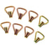 8X Heavy Duty Double J Hooks For Strap Maximum Breaking Strength 1000Kg