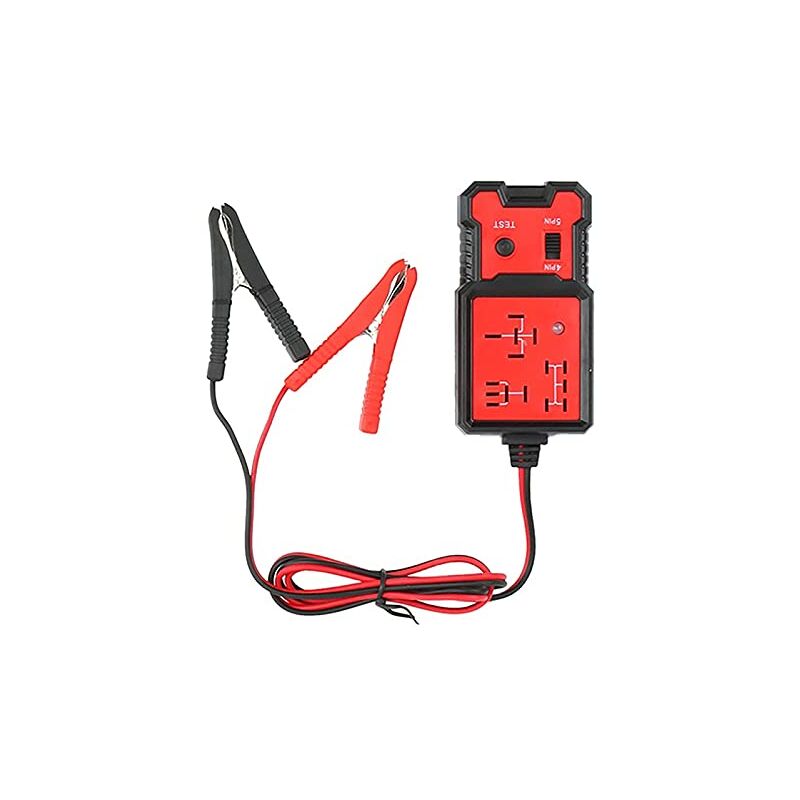 12V Automotive Electronic Relay Tester With Clips - Electronic Relay Tester For Car Repair