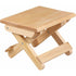 Solid Wood Folding Step Stool For Home, Play, Fishing, Garden, 24X19X17.8 Cm