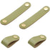 4 pcs Leather Handle Furniture Knobs Leather Handles Window Leather Door Knobs Wardrobe Door Knobs For Cabinets