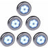Wireless LED Motion Sensor Light For Closet, Stairs, Hallway, Kitchen, Bedroom (6 pcs) (Silver Shell (White Light)