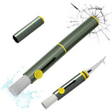 3 In 1 Multifunctional Car Cleaning Brush, Dust Remover, Tire Stone Hook, Window Breaker Hammer. Feather Duster Brush