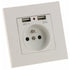 Sharplace Wall Socket, Wall Socket, Dual Usb 5V/2100Ma, 2 Port Usb Socket Convenient And Easy To Manage