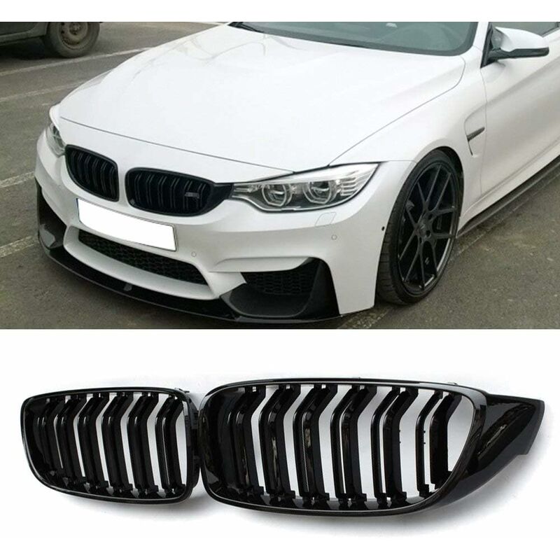Car Front Grille Grill - Gloss Black