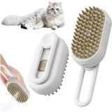 Electric Steam Brush For Dogs And Cats: Coat Care, Detangling, Relaxing Massage, Home Hygiene, Tangle Removal, Home