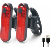 Bike Tail Lights - 2 Pack Bicycle Rear Lights, Usb Rechargeable Cob LED Waterproof Bike Rear Light, 4 Lighting Modes