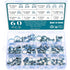 60 pcs Galvanized Silicone Fuel Hose Clamps