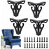 4 pcs Furniture Sofa Legs, Sofa Legs, Modern Sofa Legs, Tv Cabinet Legs, Bed Legs, For Cabinet, Sofa, Table