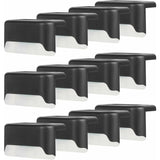 Waterproof Solar Fence Light, Solar Deck Light, Stair Light, Ip65 LED Solar Garden Lights For Patio Stair Fences (Warm