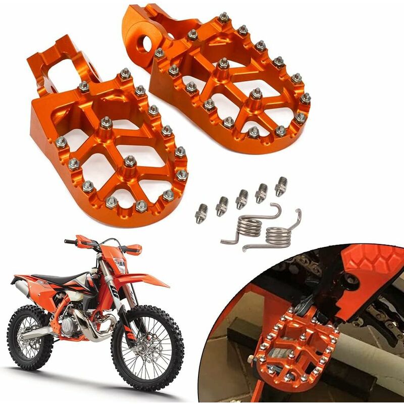 Repose-Pieds Cnc Mx Pour Moto 85 125 150 250 300 350 450 500 Sx Xc-W Sx-F Xc-F Exc-F Sx-F Sx-F Sx-F Sx-Factory Edtion