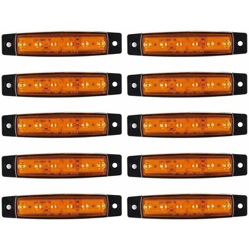 Truck Side Marker Lights 10 pcs LED Side Marker Lights Side Marker Lights Dc 12V LED Side Marker Lights Lamp Truck