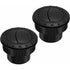 60Mm Car Interior Heater Vent Cover DAshboard Air Vent Deflector Side ROof Air Black Vent Outlet ROund Louvered DAsh