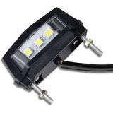 1 Pc Motorcycle License Plate Light, 12V Universal Motorcycle LED Tail Light Rear License Plate Lamp, White Light