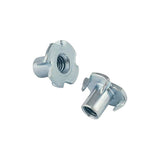 T Nut Claw Nut 4 Sided Nut Claw Fitting M6 X 12 Mm 50 pcs