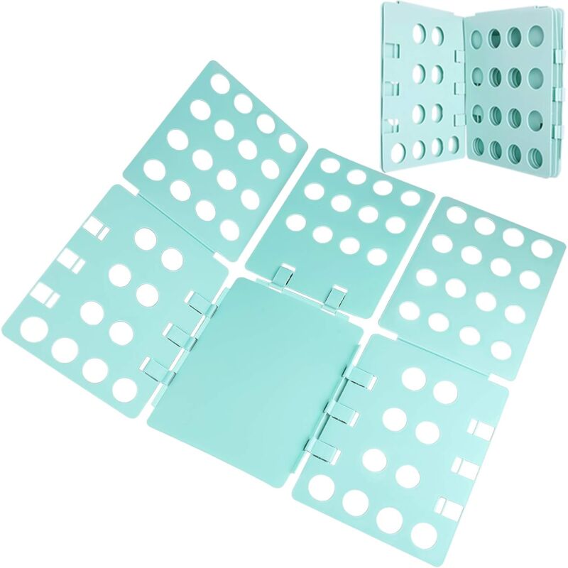 Folding Board, Foldable Organizer With Flip For Adults Clothes Folder Clothing Folder Shirt T-Shirt Green