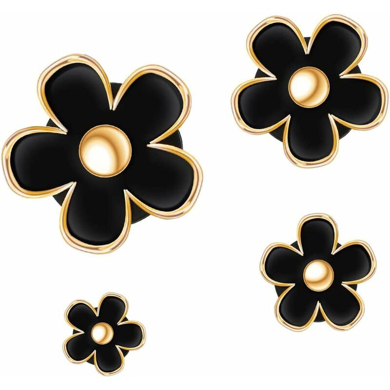 DAisy Flower Vent Clips,4 pcs Air Conditioning Outlet Clip Diffuser Vent Clip Car Air Freshener Flower Clip For Car Vent
