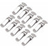 10 pcs Spring Loaded Toggle Latch Stainless Steel Lever Catch Drawer Hardware For Toolbox Suitcase And Chest