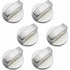 Parts Universal Metal Control Knobs Gas Stove Knob 6Mm Universal Control Knobs Stove Knob For Gas Stove Cooker Oven Hob