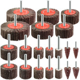 20 pcs Abrasive Wheel 80 Grit Flap Disc For Brush Sanding Drill Accessories Polishing Wood Metal