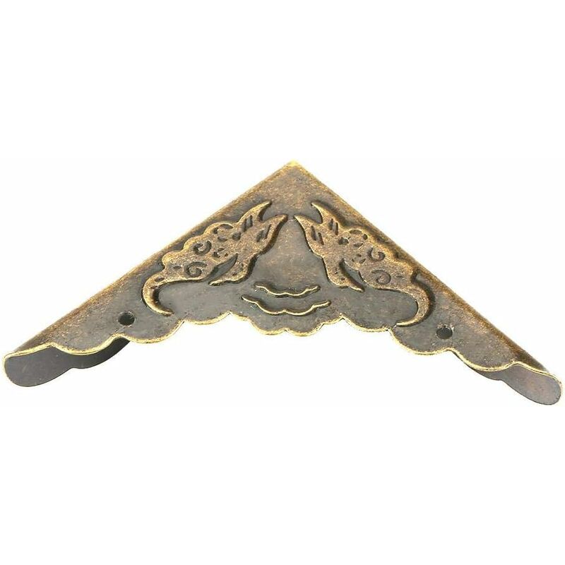 12 pcs Vintage Corner Decor Protector Iron Decorative Corner Protector For Wooden Box Border