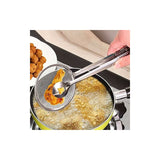 Stainless Steel Food Tongs For Snacks, Fryer, Skimmer, Spoon, Bbq, Buffet, Frying Tongs, Oil Strainer 28 X 10 Cm
