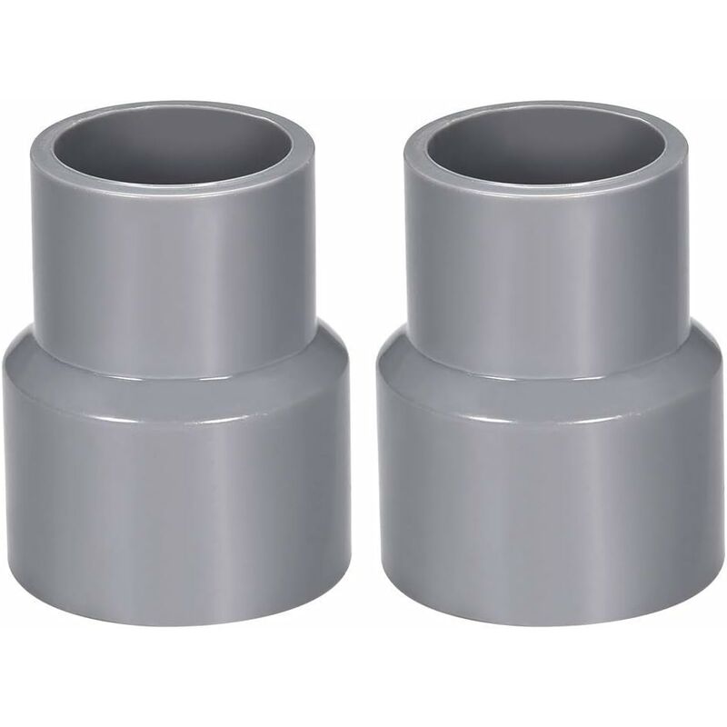 0Mm X 32Mm Pvc Pipe Coupling Hub Reducer Dwv Grey 2 pcs
