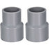 0Mm X 32Mm Pvc Pipe Coupling Hub Reducer Dwv Grey 2 pcs