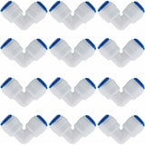 12 pcs RO Water Filter Accessories Nozzle Fitting 1/4 Inch 90 Degree Right Angle Fast Docking For Connecting Water Pipe