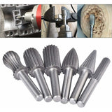 6 pcs Double Cut Tungsten ROtary Burr Set 6Mm Shank Tungsten Files Filing/Engraving/Grinding Bits For ROtary Tools