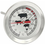 Stainless Steel ROasting Thermometer - Analog Meat Thermometer Up To 120°C - Bbq Thermometer - Meat Needle