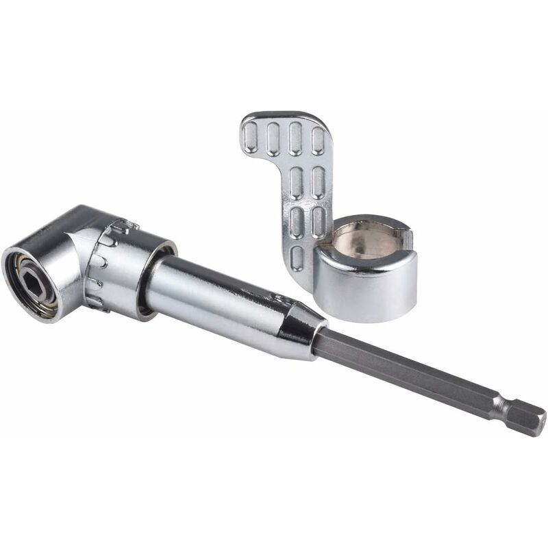 105 Degree Right Angle Drill Bit Extension Socket For Narrow Corner With Strong Magnet, Hex Head Screwdriver