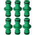 6 pcs Double Hose Connector, Double Male Hose Connector Plastic Pipe Fittings For Joining Garden Hose Tube (Green)