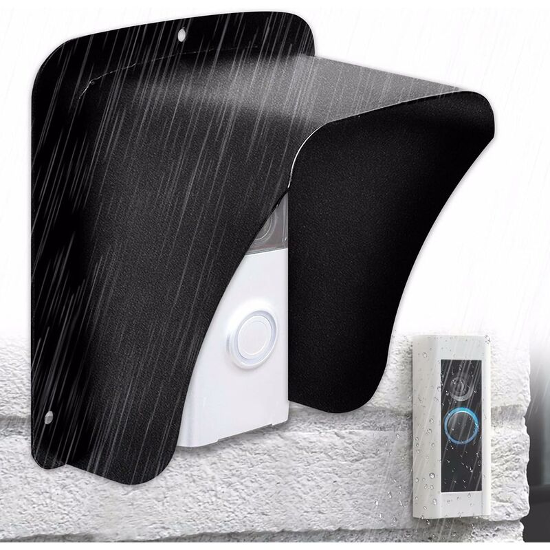 Waterproof Metal Cover For Video Camera, Doorbell, Door Lock, Access Door Knob, Protects Device From Sun And Raindrops,