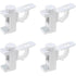 4 pcs Curtain Holder Clip Bracket, Adjustable Crossbar Curtain ROd Towel Storage Hook
