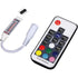 Ultrabright 17 Keys Rf Remote Control Wireless Remote Controller, 5V/12V/24V 12A Mini Controller For Rgb LED Strip