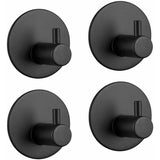 Stainless Steel Bathroom Wall Hooks, Self Adhesive Towel Holder For Kitchen, Living ROom And Office, Rustproof And