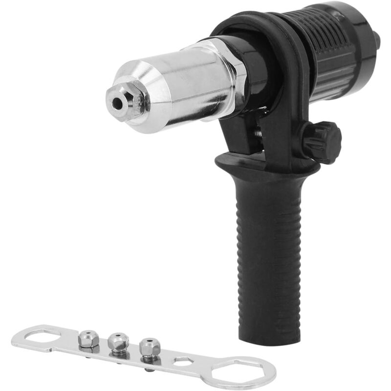 Riveter Adapter, Rivet Gun Adapter Kit For Cordless Electric Drill, Electric Rivet Gun Riveting Tool