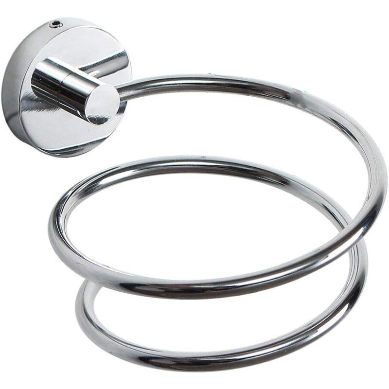 Wall Mounted Hair Dryer Holder, 304 Stainless Steel Hair Dryer Storage/Holder, Bathroom Accessories