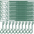 Green Christmas Tree Hooks Christmas Hook Mini Hangers For Christmas Tree, Christmas Wreath, Christmas Vine (200)