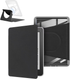 360° Rotating & Detachable Magnetic Case for 7" Kindle Paperwhite 12th Generation (2024)  – Auto Wake/Sleep, Hands-Free Stand, Clear Back Cover (black)