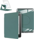 360° Rotating & Detachable Magnetic Case for 6.8" Kindle Paperwhite 11th Generation (2021)  – Auto Wake/Sleep, Hands-Free Stand, Clear Back Cover (Dark Green)